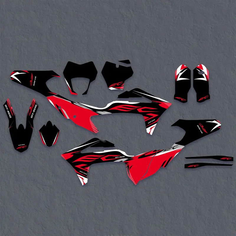 Full Graphics Decals Stickers Set For Gas Gas Ec Enduro 2021-2023 2