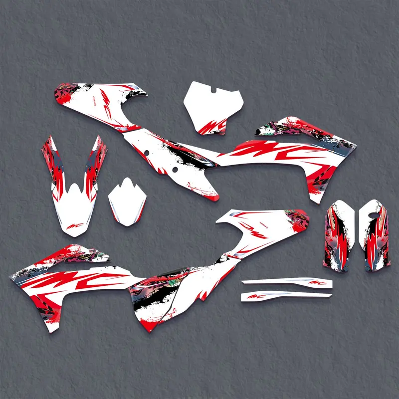 Full Graphics Decals Stickers Set For Gas Gas Mc Motocross All Models 2021-2023 2