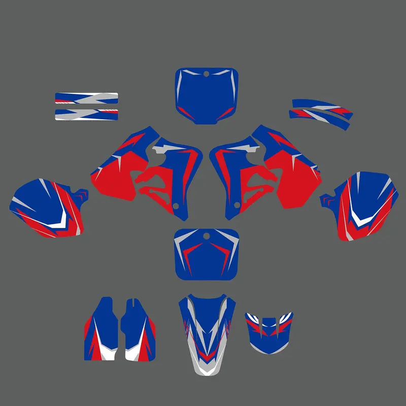 Full Graphics Decals Stickers Set For Honda Cr125 1995-1997 Cr250 1995-1996 1