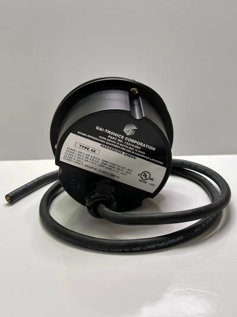 Gai-Tronics 13314-002 Indoor-Outdoor Hazardous Area 0-16-Ohm Horn/Compression Driver 2