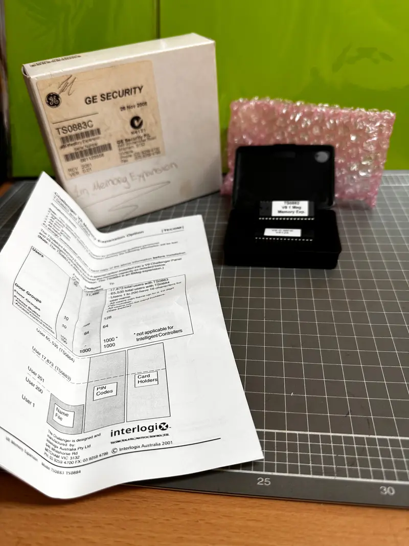 Ge/Tecom Challenger V8 Memory Expansion Ts0883 1