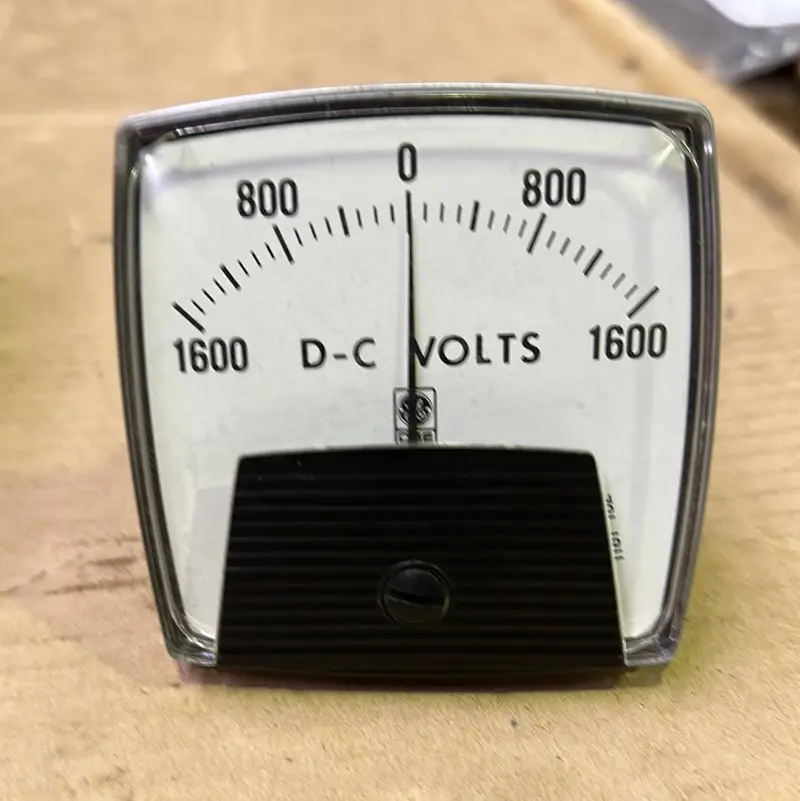 Ge/Yokogawa Dc Amp Meter Panel Meter 254309Fb22 1