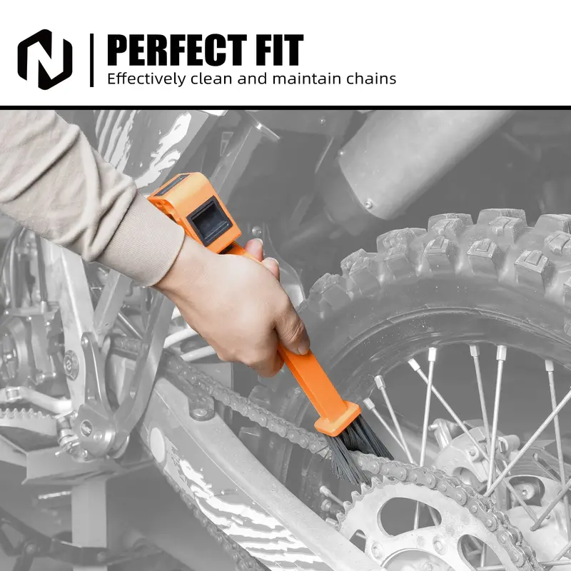 Gear Chain Cleaning Brush Wash Scrubber Tool For Ktm 350 500 Exc-F 2