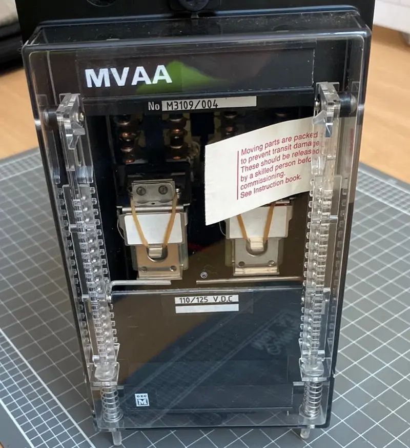 Gec Alsthom Auxiliary Relay Mvaa21diba0793  110/125 Vdc 1