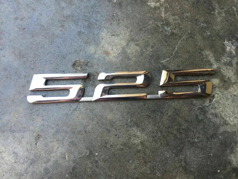 Genuine Bmw 525 Series 5 Boot Lid Badge Emblem Original Factory Vintage 1
