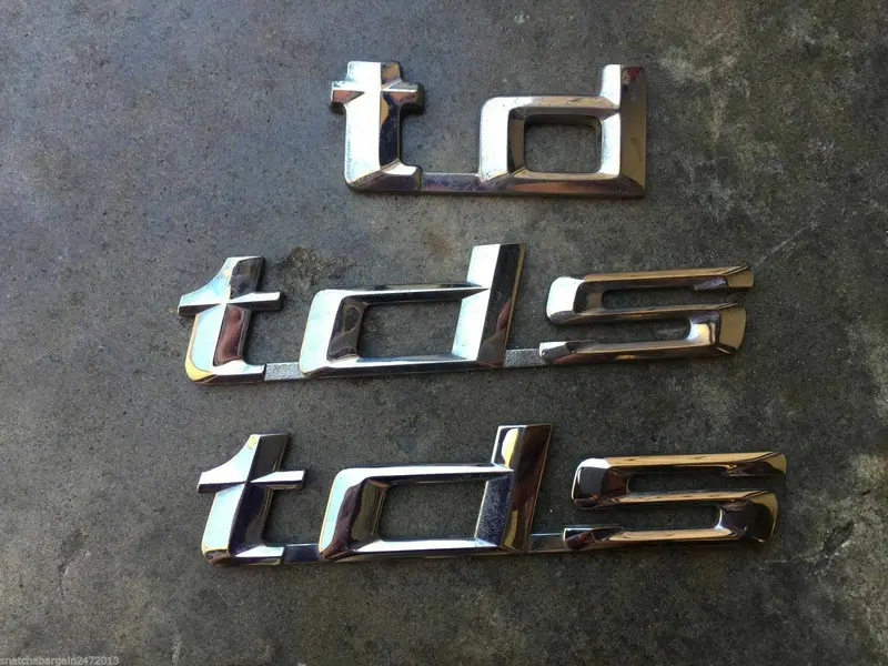 Genuine Bmw Td Tds Boot Lid Badge Emblem Original Factory Vintage 325 525 318 1