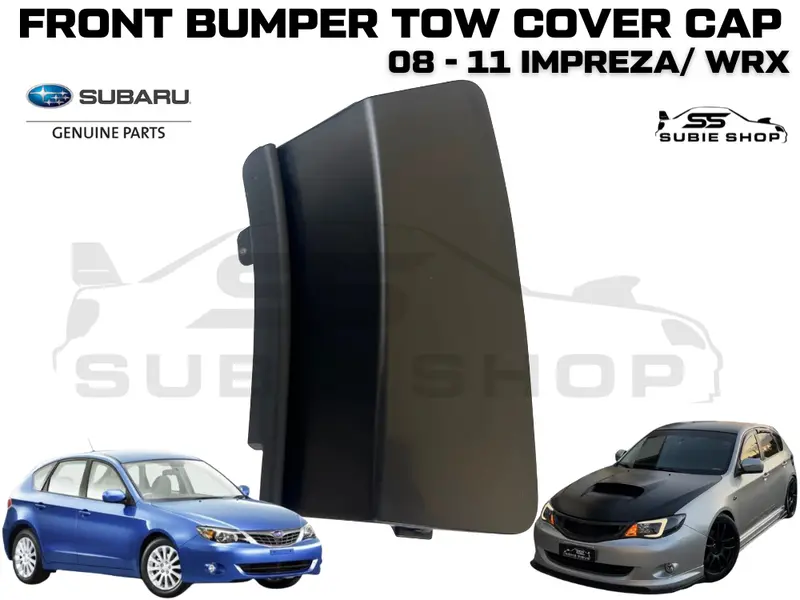 Genuine Front Bumper Bar Tow Hook Cap Cover 08 - 11 Subaru Impreza Gh Rs G3 Wrx 1