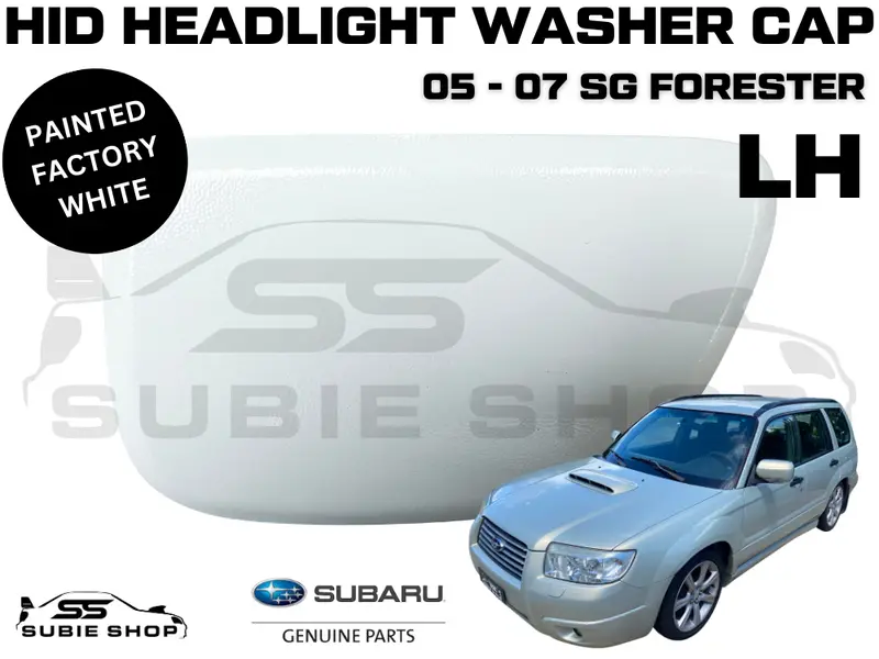 Genuine Front Bumper Hid Headlight Washer Cap Cover 05-7 Subaru Forester Sg Xt L 1