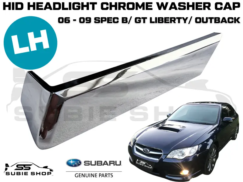 Genuine Headlight Chrome Washer Nozzle Cover Cap Subaru Liberty Outback 06-09 Lh 1
