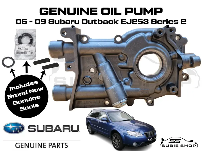 Genuine Oem Oil Pump 06 - 09 Subaru Outback Ej253 Series 2 Models With Seals 320 1