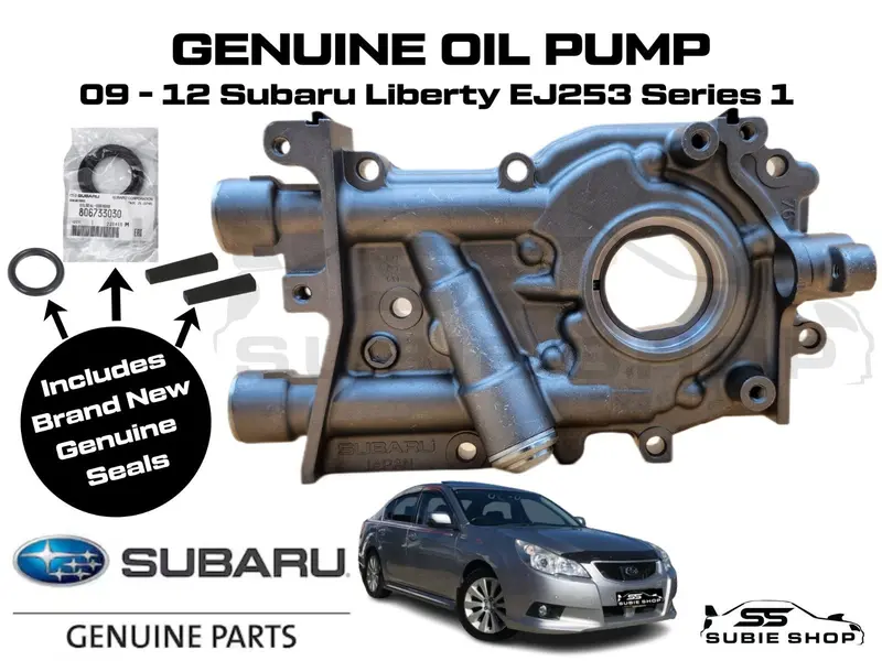 Genuine Oem Oil Pump 09 - 12 Subaru Liberty Ej253 Series 1 Models With Seals 320 1