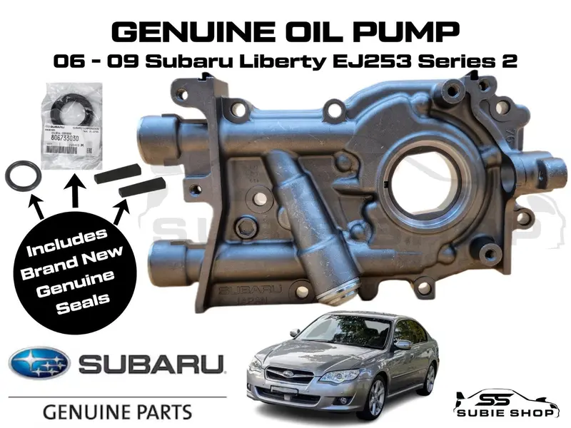 Genuine Oem Oil Pump 2006 - 09 Subaru Liberty Ej253 Series 2 Models W Seals 320 1