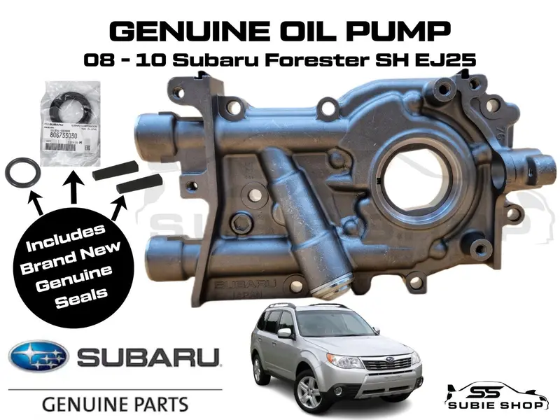 Genuine Oem Oil Pump Ej25 Subaru Forester Sh 2008 - 2010 Ej253 With Seals 320 1