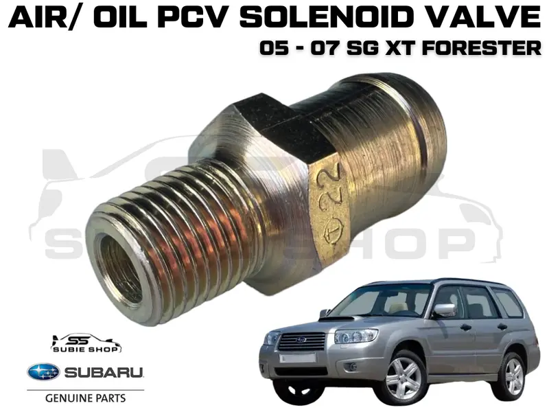 Genuine Oem Subaru Forester Sgxt 2005 - 2007 Ej255 Pcv Valve Solenoid Air Oil 1