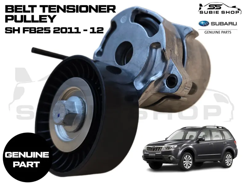 Genuine Oem Subaru Forester Sh Fb25 2011 - 2012 Tensioner Belt Pulley Bracket 1