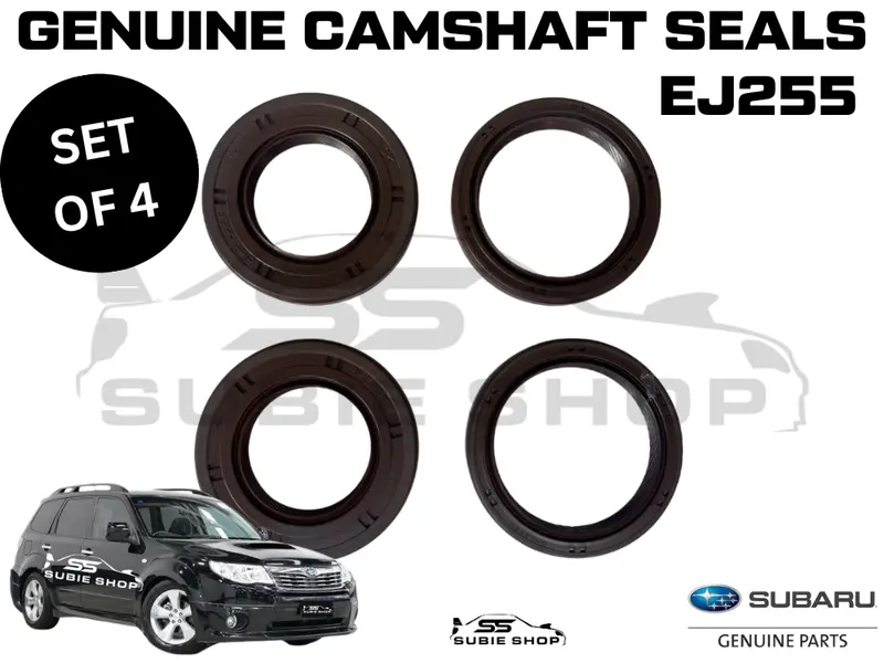 Genuine Oem Subaru Forester Shxt Ej255 Engine Dual Cam Shaft Seals Seal Kit Set 1