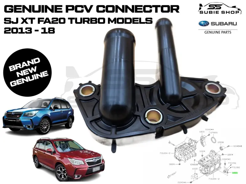 Genuine Oem Subaru Forester Sj Xt Fa20 2013 - 18 Pcv Valve Hose Connector Plate 1