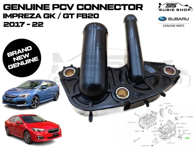 Genuine Oem Subaru Impreza Gk Gt Fb20 2017 - 22 Pcv Valve Hose Connector Plate 1