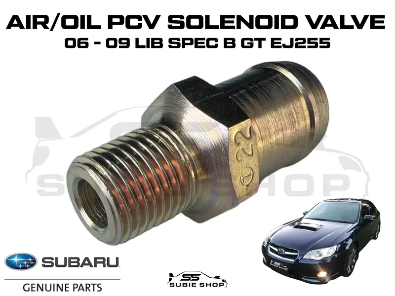 Genuine Oem Subaru Liberty Gt Turbo 2006 - 09 Ej255 Pcv Valve Solenoid Air Oil 1