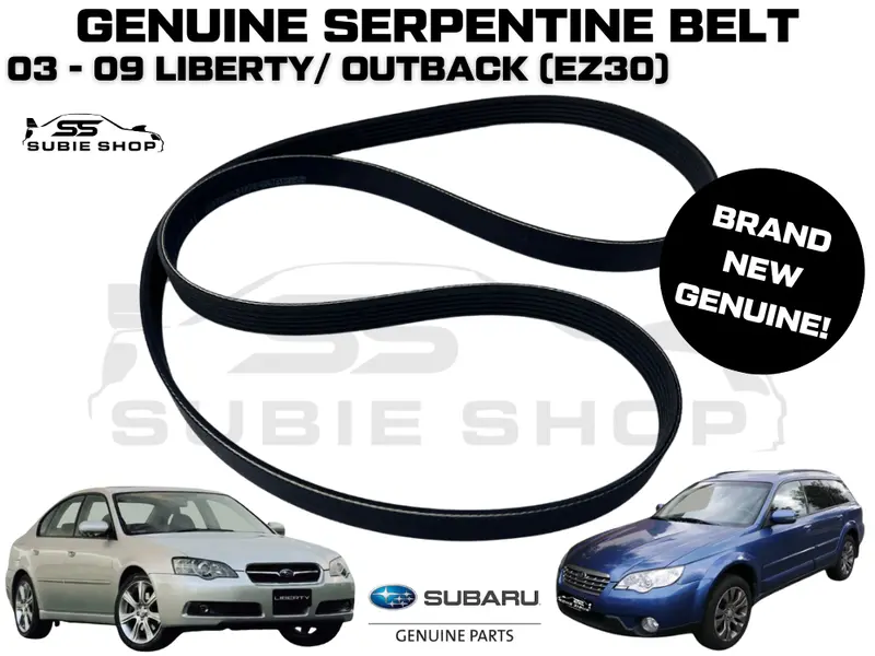 Genuine Oem Subaru Liberty Outback H6 Ez30 03 - 09 V Serpentine Accessorie Belt 1
