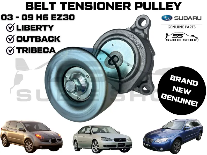 Genuine Oem Subaru Liberty Outback Tribeca H6 Ez30 03 - 09 Tensioner Belt Pulley 1