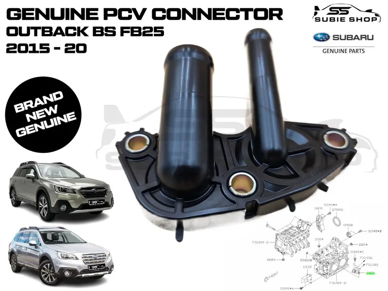 Genuine Oem Subaru Outback Bs Fb25 2015-20 Pcv Hose Pipe Coolant Connector Plate 1