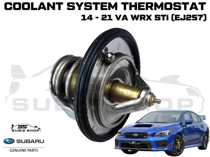Genuine Oem Subaru Va Wrx Sti 2014 - 2021 Ej257 Thermostat Coolant W Gasket Seal 1