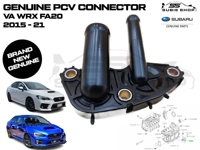 Genuine Oem Subaru Va Wrx Turbo Fa20 2015 - 21 Pcv Valve Hose Connector Plate 1