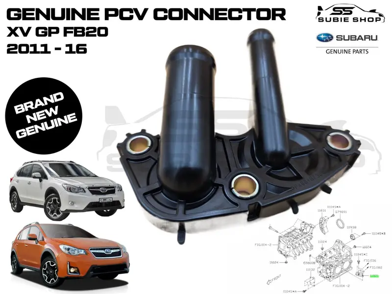 Genuine Oem Subaru Xv Gp Fb20 2011 - 2016 Pcv Hose Pipe Coolant Connector Plate 1