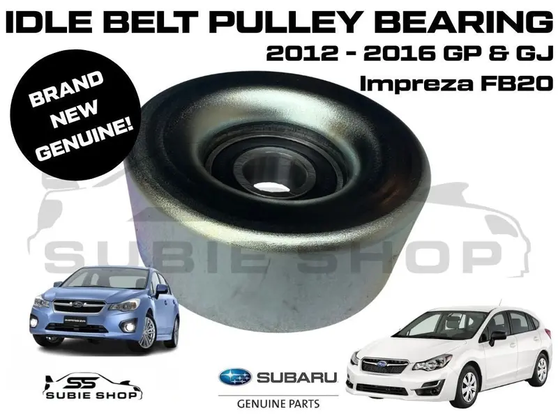 Genuine Subaru 12 - 16 Gp & Gj Impreza Idle Belt Pulley Bearing Fb25 Engine 4Cyl 1