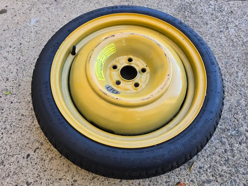 Genuine Subaru Brz Toyota 86 Spare Wheel Tyre 17" Space Saver W/O Tool Kit Set 2