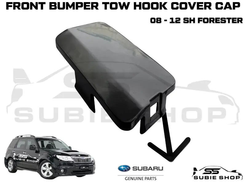 Genuine Subaru Forester 08 - 12 Sh Xt Front Bumper Bar Tow Hook Cover Unpainted 1