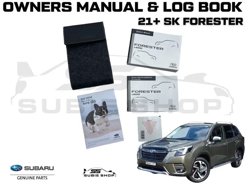 Genuine Subaru Forester  Hybrid Sk 21+ Factory Owners Manual Log Book Wallet Set 1
