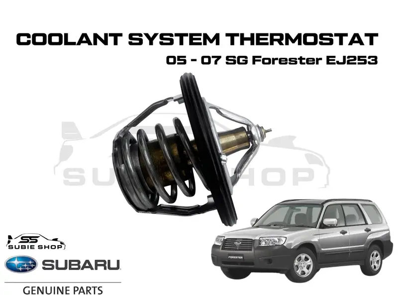 Genuine Subaru Forester Sg Ej253 Na 2005 - 07 Thermostat Coolant W Gasket Seal 1
