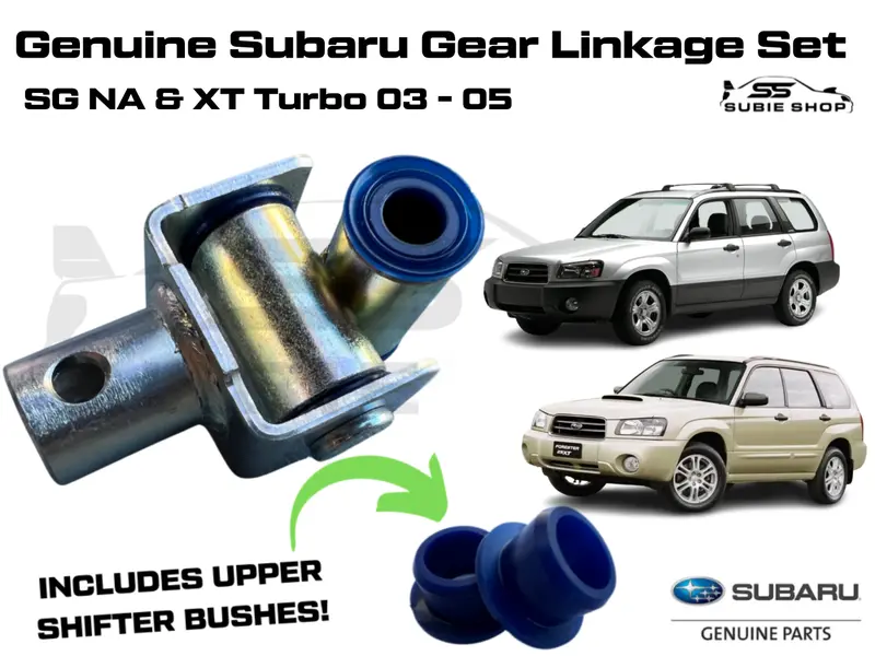 Genuine Subaru Forester Sg & Xt Turbo 03 - 05 Gear Shifter Knuckle Joint Bushes 1