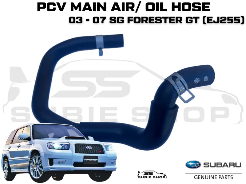 Genuine Subaru Forester Sg Xt Turbo Ej255 03 - 07 Pcv Vacuum Air Oil Hose Pipe 1