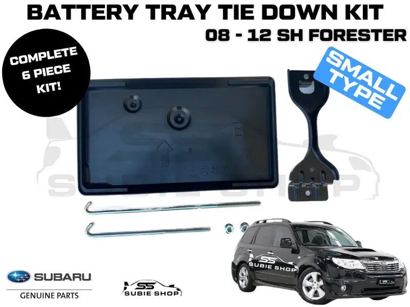 Genuine Subaru Forester Sh 2008 -12 Small Battery Tie Down Tray Clamp Holder Set 1