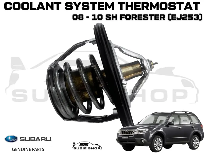 Genuine Subaru Forester Sh Ej253 Na 2008 - 10 Thermostat Coolant W Gasket Seal 1