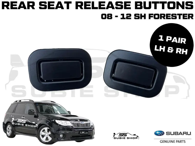 Genuine Subaru Forester Sh Xt 08 - 12 Rear Fold Down Seat Release Buttons Pair 1