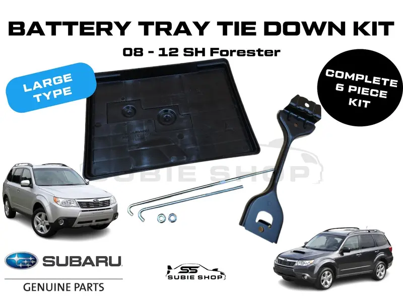 Genuine Subaru Forester Sh Xt 2008 - 12 Large Battery Tie Down Tray Clamp Holder 1