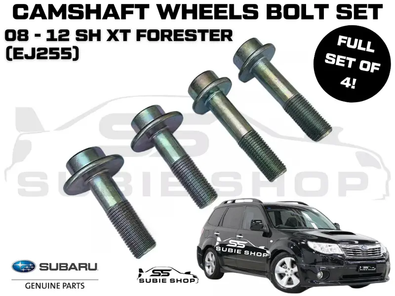 Genuine Subaru Forester Shxt 08-12 Ej255 Camshaft Cam Intake Exhaust Wheel Bolts 1