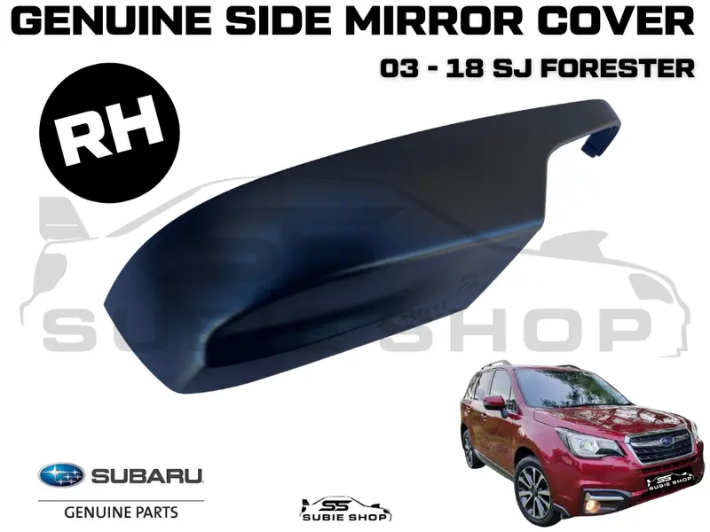 Genuine Subaru Forester Sj 2013 - 18 Right Driver Side Mirror Cover Trim Panel 1