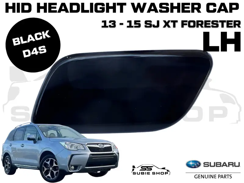 Genuine Subaru Forester Sjxt 2013 - 2015 Headlight Washer Cap Cover Black D4s Lh 1