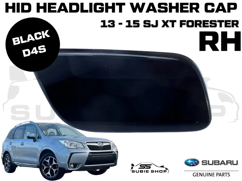 Genuine Subaru Forester Sjxt 2013 - 2015 Headlight Washer Cap Cover Black D4s Rh 1