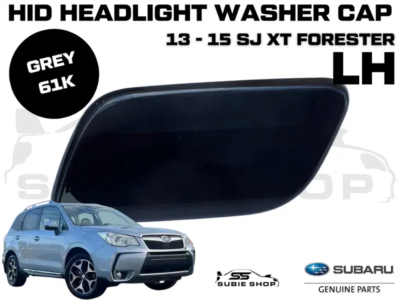 Genuine Subaru Forester Sjxt 2013 - 2015 Headlight Washer Cap Cover Grey 61K Lh 1