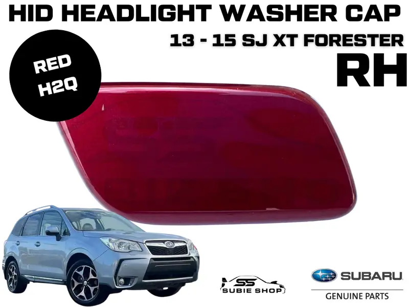 Genuine Subaru Forester Sjxt 2013 - 2015 Headlight Washer Cap Cover Red H2q Rh 1