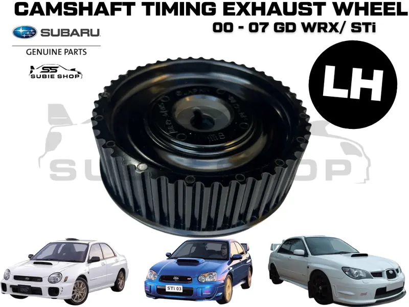 Genuine Subaru Gd Wrx Sti 00-07 Ej205 / 7 Left Timing Camshaft Cam Exhaust Wheel 1
