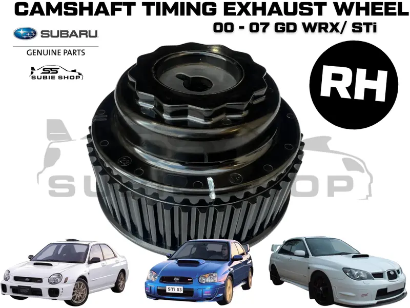 Genuine Subaru Gd Wrx Sti 00-07 Ej205 /7 Right Timing Camshaft Cam Exhaust Wheel 1
