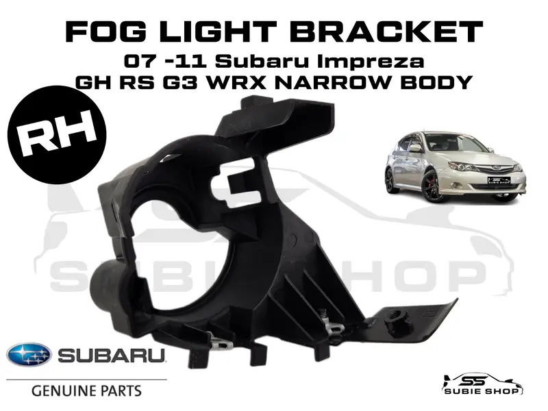 Genuine Subaru Impreza 07 -11 Gh Rs G3 Wrx Narrow Body Fog Light Bracket Right R 1
