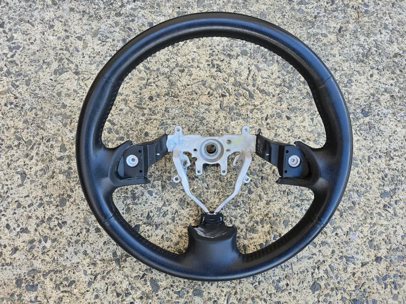 Genuine Subaru Impreza 08 - 11 Gh G3 Rs Wrx Factory Leather Steering Wheel Black 1